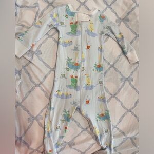 Tbbc Knox night night 0-3m footie EUC